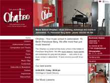 Tablet Screenshot of ohrpheo.de